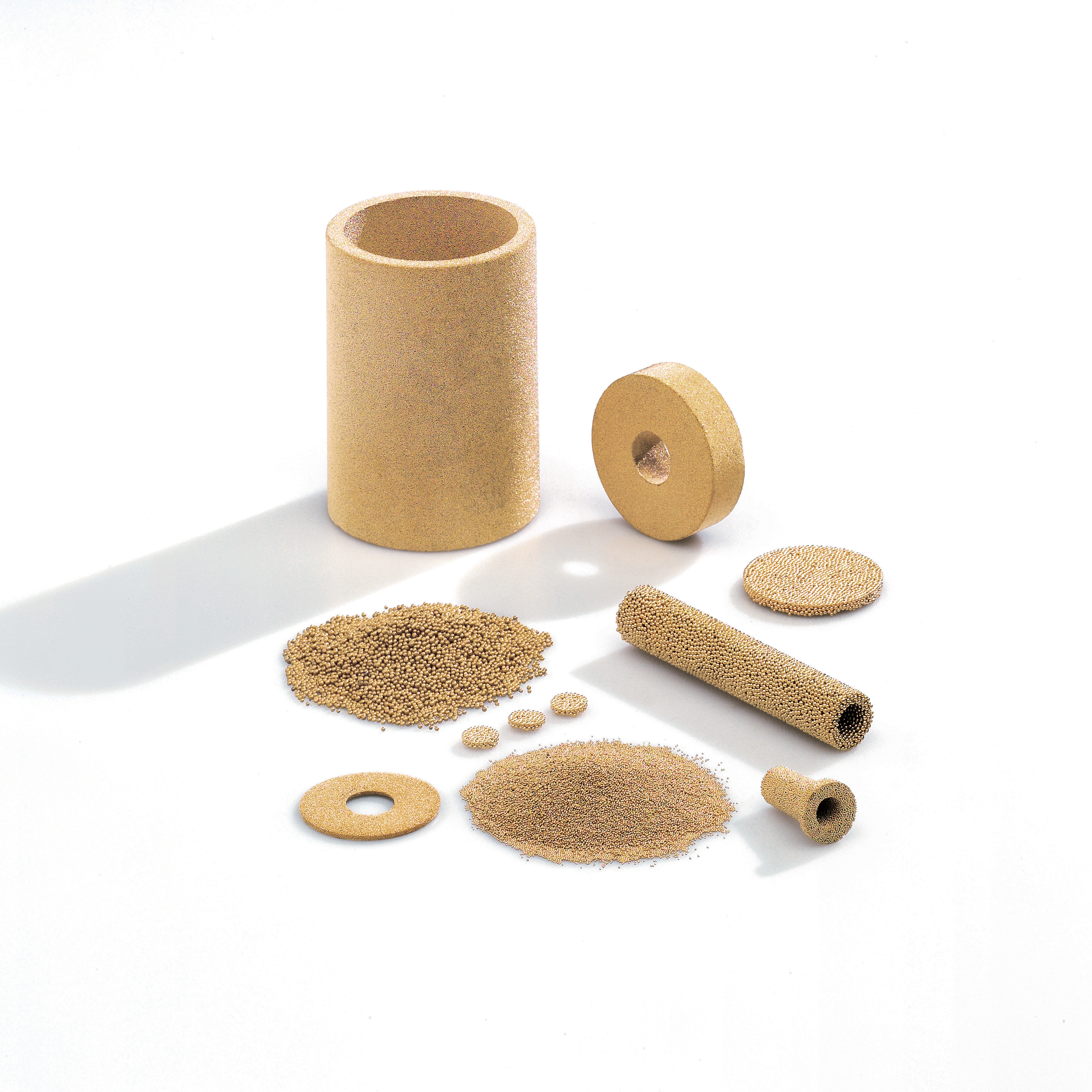 Filtri da polvere di bronzo sferico